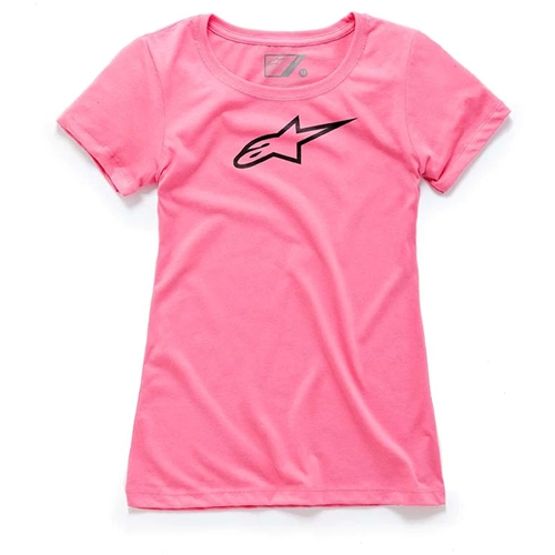 ALPINESTARS Women's Ageless Tee, T-shirts voor de motorfietsrijder, Roze